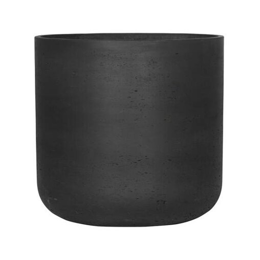 Pottery Pots Rough Charlie ronde plantenbak zwart